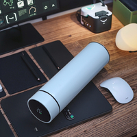 Flacon à vide électronique en acier inoxydable de 500ml LED écran tactile contrôle de la température couvercles de boissons utilisation de bureau à domicile eau bouillante