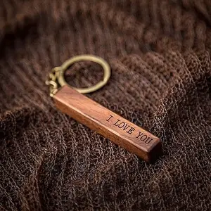 Fast Delivery Wood Bar Key Chain Custom Keychain Best Price