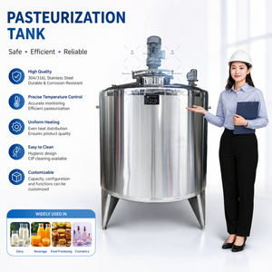 Tanque de Enfriamiento de Leche Personalizado Ace para Línea de Producción de Leche Pasteurizada y Leche en Polvo - Product Image 5