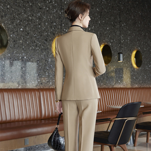 Trajes de Mujer Personalizados OEM, Blazers, Trajes y Chaquetas de Esmoquin para Mujer, Trajes Formales de Negocios para Mujer, Trajes de Pantalón para Mujer - Product Image 4