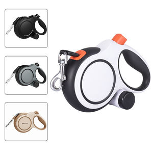 Ingrosso Lusso 5m ABS guinzaglio cane retrattile durevole Custom Pet guinzaglio con TPE Poop sacchetto Dispenser per il cane che cammina stile classico - Product Image 1