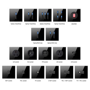 Yinka D89 Tùy Chỉnh Phổ Biến Sản Phẩm Mới Tường Thiết Bị Chuyển Mạch Và Ổ Cắm USA Kho Bán Buôn Giá Đàn Piano Phím Chuyển Đổi Ánh Sáng - Product Image 5