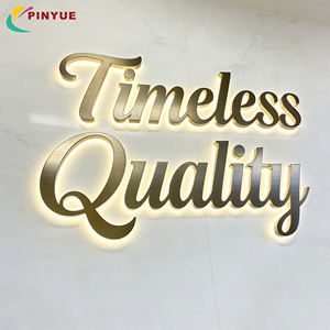 Letreros Metálicos para Exteriores, Letras Grandes Iluminadas, Señalización 3D, Letrero con Retroiluminación LED Personalizado, Logotipo de Marca para Negocios - Product Image 3