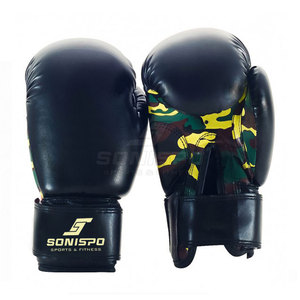 Top Fashion High Quality Leather <b>Gloves</b> <b>Moisture</b> Wicking Customizable for Martial Arts Boxing Training for Sports Enthusiasts - Product Image 1