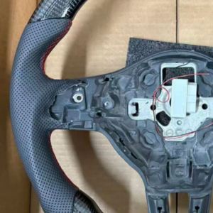 ขายส่งพวงมาลัยคาร์บอนไฟเบอร์แท้ของ Volkswagen สำหรับ Golf MK6 GTI R <span class=keywords><strong>Scirocco</strong></span> Passat Tiguan - Product Image 2