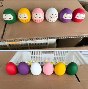 Mini figurine japonaise Bodhidharma, petite figurine mignonne, cadeau en céramique, <span class=keywords><strong>porte</strong></span>-<span class=keywords><strong>bonheur</strong></span>, poupées Daruma pour voiture, 4,5 cm - Product Image 2