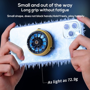 MEMO CX04 New Design Magnetic Cooling Fan for <b>Mobile</b> <b>Phone</b> with Blue Light for Fast Cooling - Product Image 4