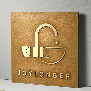 <span class=keywords><strong>Plaque</strong></span> et signalétique en <span class=keywords><strong>laiton</strong></span> de forme personnalisée, moderne, <span class=keywords><strong>professionnelle</strong></span> et de haute qualité pour usage commercial - Product Image 6