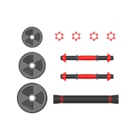 Ensemble d'haltères réglables pour la gymnastique à domicile Fitness Kettlebell en fonte 10kg-50kg Gamme de poids pour l'exercice