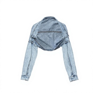 Women's Casual Denim Jacket Premium Cotton Custom Design Wholesale Clothing Factory Supplier OEM Services - Product Image 1
