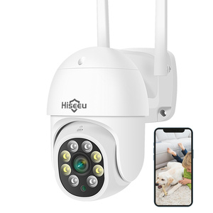 กล้องวงจรปิด Hiseeu IP66 Ai Smart 4K 8MP สำหรับภายนอกอาคาร มองเห็นในเวลากลางคืน กล้อง IP PTZ ไร้สาย Wifi Alexa WHD318 กล้องวงจรปิด WHD318 - Product Image 1