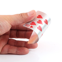 Cartes de jeu de poker en plastique imperméables de taille standard de casino, personnalisées, à imprimer, jeu de cartes à vendre