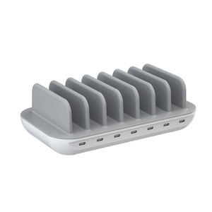 <span class=keywords><strong>Station</strong></span> de charge USB-C intelligente, portable, publique, rapide, <span class=keywords><strong>7</strong></span> ports, pour téléphone portable, tablette, hôtel, restaurant, bureau, maison - Product Image 1