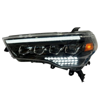 Ensemble de phares de voiture de haute qualité pour 4Runner 2014-2024, phare avant LED avec 4 lentilles, édition Starry, phares modifiés
