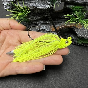 Esca artificiale 13g gonna <span class=keywords><strong>silicone</strong></span> metal jigs fishing bait swim jig head <span class=keywords><strong>bass</strong></span> lures pilker salt fresh water blade pesca lead jig - Product Image 3