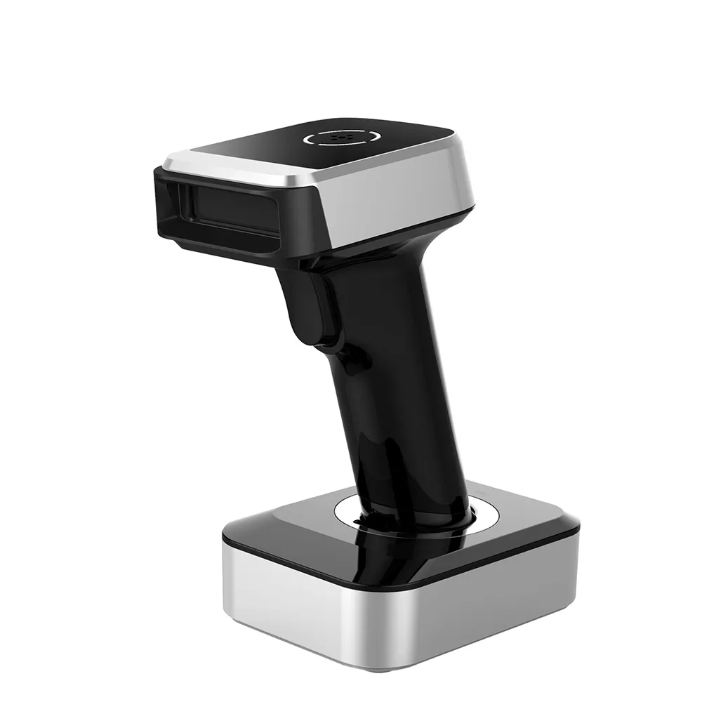 1D/2D Barcode Reader QR PDF417 2.4G Wireless/Wired Handheld Barcode Scanner USB Support Mobile Phone