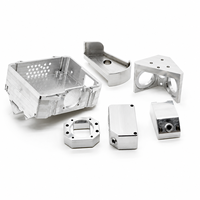 Pièces en aluminium usinées CNC sur mesure à 5 axes, boîtiers à paroi mince à tolérance serrée, composants à cavité profonde, usine OEM
