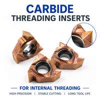 Plaquettes de filetage en carbure durables 266RL pour usinage interne exigeant
