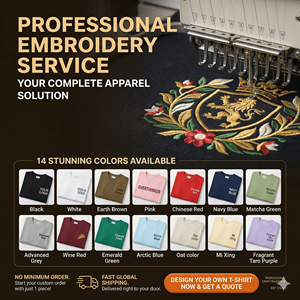 Camiseta Personalizada Bordada 100% Algodón, Corte Holgado, Tejido de Punto con Logotipo de Empresa - Product Image 4