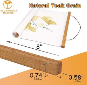 Cadre magnétique noir de 21 cm pour affiches et photos murales en bois, sur mesure, pour décoration intérieure - Vente en gros - Product Image 4