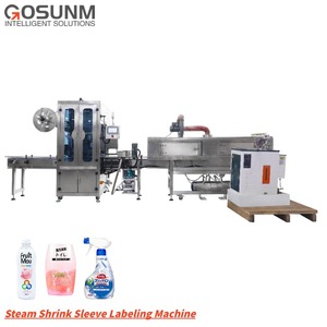 Vòng nhãn chai thu nhỏ tay áo bọc tay áo máy dán nhãn với hơi nước/điện thu hẹp đường hầm - Product Image 5