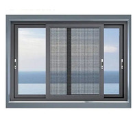 Puerta corrediza australiana, ventana de vidrio de doble acristalamiento, puerta de Patio exterior, balcón insonorizado, puertas corredizas de aluminio