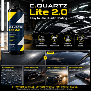 CQUARTZ Lite 2.0 Revêtement Céramique 1000ml Super Hydrophobe Haute Brillance Protection Peinture Voiture Résistant aux UV et aux Produits Chimiques Application Facile - Product Image 6