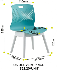 USA DELIVERY PRICE Ready to Ship PP Restaurant <b>Chairs</b> | Commercial Plastic Restaurant <b>Chairs</b> for Sale - Product Image 3