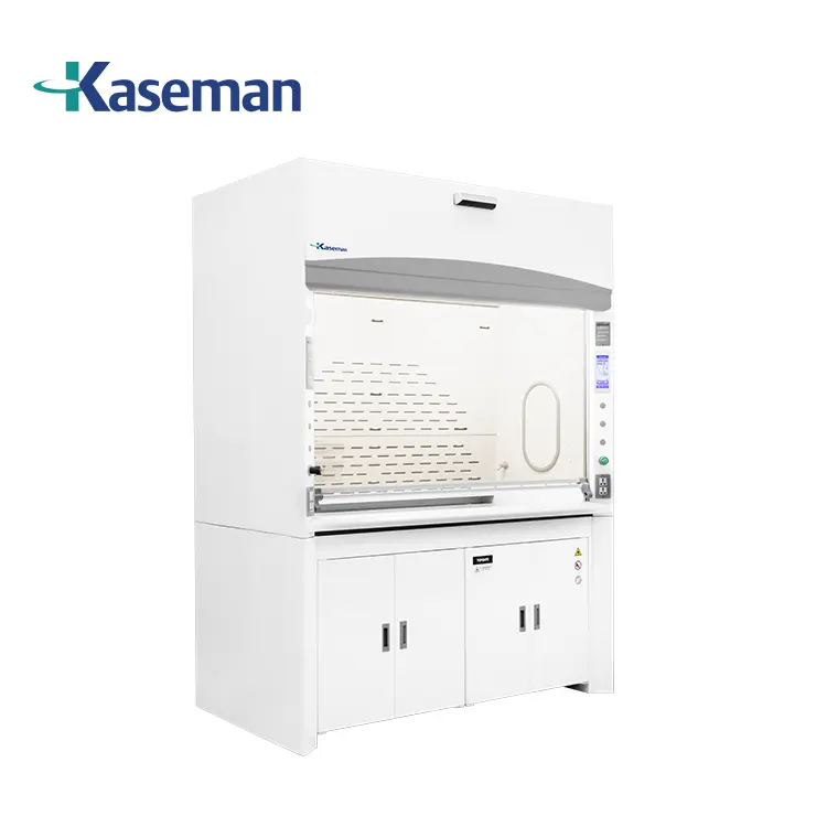 Kaseman w1200 мм металлический вытяжной шкаф из эпоксидной смолы, настольный пылесборник с переменным объемом воздуха для химической лаборатории