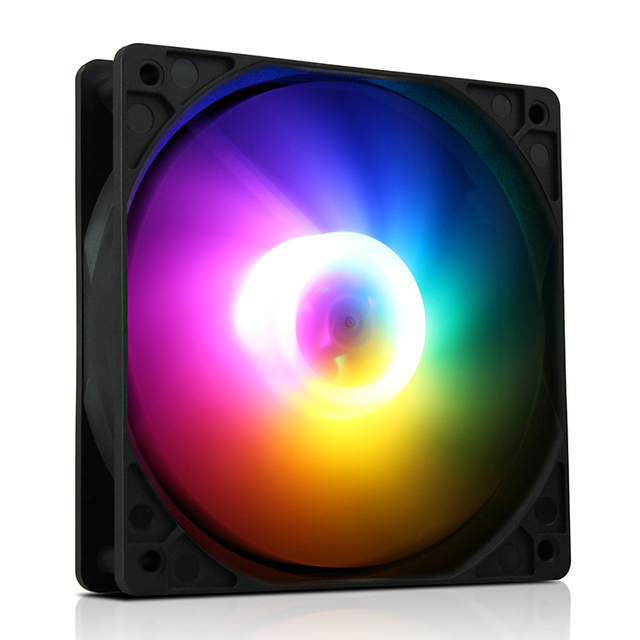 Custom Your logo Low MOQ 12V ARGB/ RGB/Fixed Color Gaming PC Fan Computer Case Cooler CPU 120mm Rgb Fan
