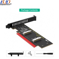 Kartu Ekspansi Riser PCIe X16 PCI-E 5.0 16X ke 2 * MCIO (SFF-TA-1016) 8i Connector Grosir Pabrik