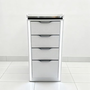 Gabinete de Almacenamiento de Madera para Salón de Belleza Profesional DM, Duradero, Ecológico, de Gran Capacidad, con 4 Cajones, Moderno y Sencillo - Product Image 2