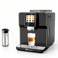 Machine à café entièrement automatique Anbolife Factory 19 bars avec pompe italienne, écran tactile complet, du grain à la tasse, sélection de 4 langues, OEM