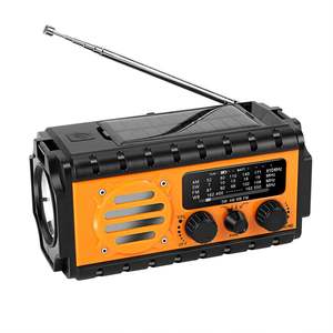 XSY350 Radio d'énergie solaire d'urgence 20000mah à manivelle pleine bande SW/WB/NOAA/FM/AM Radio avec lampe de poche pour une utilisation en plein air - Product Image 2