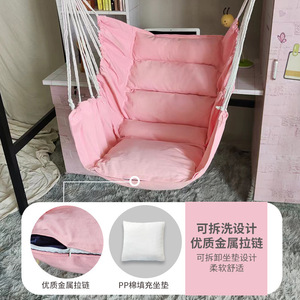 Purple Hanging Chair Fabric Wall Mount Dormitory <b>Swing</b> Seat <b>Single</b> Person Lazy Chair Contemporary Design - Product Image 5