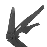 Pince pliante multifonction portable Meiji à dents de scie, qualité industrielle, personnalisable OEM, outil de poche couteau métrique
