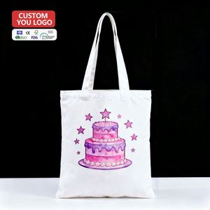 Custom Printing Canvas <b>Bag</b> Personality Creative One-Shoulder Student Fashion Canvas Cotton Shopping <b>Bag</b> - Product Image 2