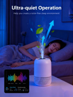 Penjernih Udara Mini Elektrik Portabel HEPA 13 Filter Karbon Aktif PM CADR 100m/h CADR Gas 100m/h Sentuh