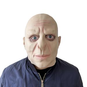 Película <span class=keywords><strong>Voldemort</strong></span> con la misma máscara <span class=keywords><strong>de</strong></span> látex calva <span class=keywords><strong>de</strong></span> terror accesorios <span class=keywords><strong>de</strong></span> cosplay <span class=keywords><strong>de</strong></span> Halloween - Product Image 1