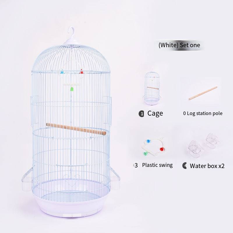 big round golden cage