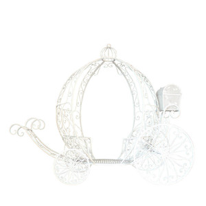 Q168 New Outdoor Garden <strong>Wedding</strong> Wrought Iron Carriage White Iron Pumpkin <strong>Car</strong> <strong>Wedding</strong> <strong>Decoration</strong> Prop Flower Float - Product Image 5