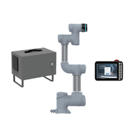 Robot Colaborativo Certificado PLC con 6 Ejes de Libertad, IP65, GCR3-618-W, Brazo Robótico Seguro para Soldadura por Arco, Motor para Colaboración Humano-Robot