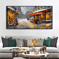 Offre Spéciale : Peinture à l'huile de paysage classique européen, nouveau style, peinte à la main, taille personnalisable, 50 % de réduction, prix bas, sur toile.
