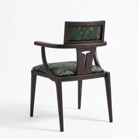 Nouveau fauteuil en bois massif de style français, avec housse amovible et réglable, pour la maison, l'hôtel, le restaurant, la salle à manger