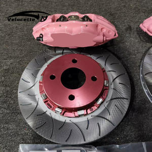 فرجار فرامل وردي مخصص عالي الأداء 4 مكبس طقم لسيارة chanan Ford Honda cival CRV Jazz Audi S3 8V TT MK2 - Product Image 3