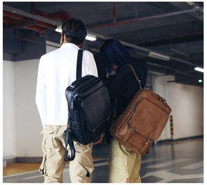 <span class=keywords><strong>Sac</strong></span> à <span class=keywords><strong>dos</strong></span> unisexe en PU imperméable et durable, vente en gros, pour sports de plein air, voyage, ordinateur portable, étudiant, école, affaires - Product Image 6