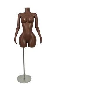 <span class=keywords><strong>Mannequin</strong></span> en plastique grande taille pour <span class=keywords><strong>femme</strong></span>, idéal pour l'essayage de maillots de bain et de vêtements de plage personnalisés, <span class=keywords><strong>avec</strong></span> tête, poitrine et fessier volumineux - Product Image 1