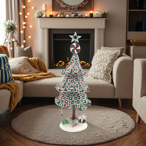 Árbol de Navidad verde con Santa Claus, gran oferta - Product Image 5
