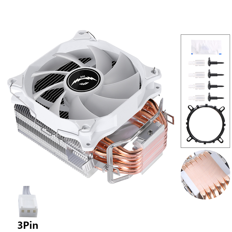 White-QZ-1260-BK-3P-W-1F-1(3Pin No LED)