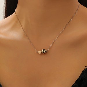 Collar de Baloncesto para Mujer, Estilo Deportivo, Rugby, Voleibol, Béisbol, Cadena para Clavícula, Joyería de Moda para la <span class=keywords><strong>Amistad</strong></span> - Product Image 5